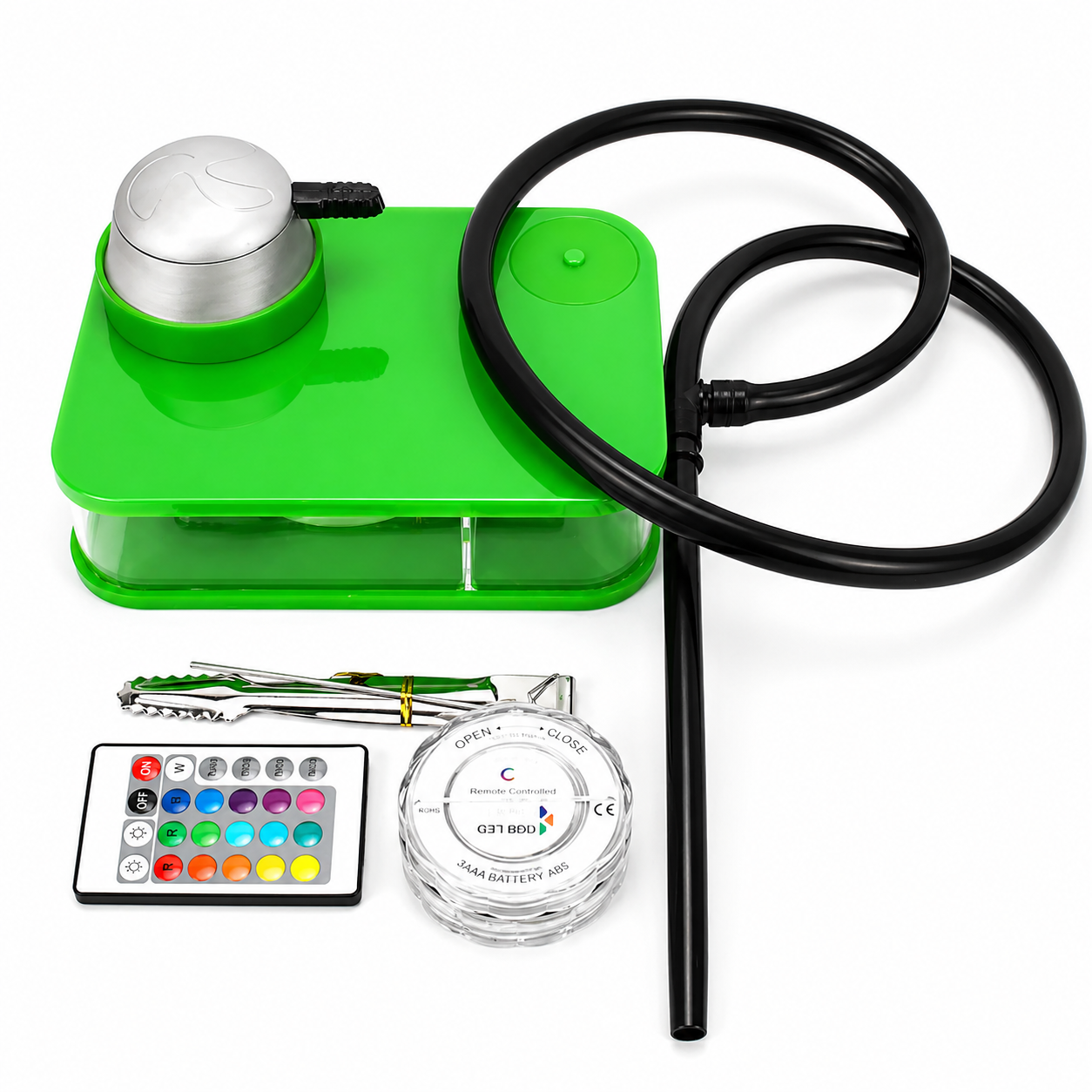 Shisha Acrílica LED con Control Remoto