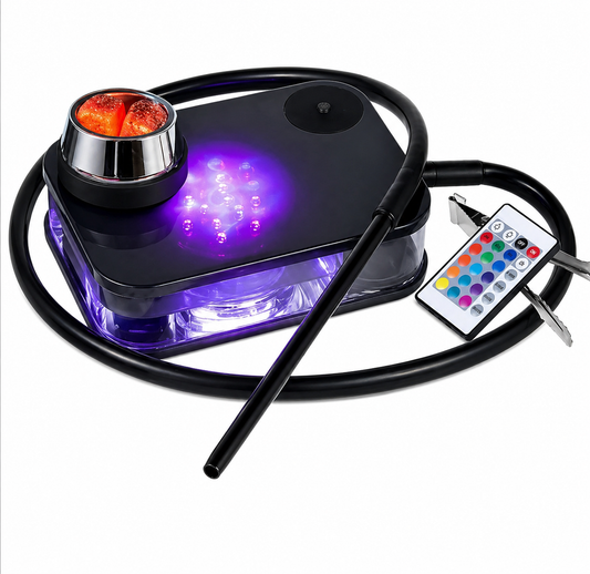 Shisha Acrílica LED con Control Remoto