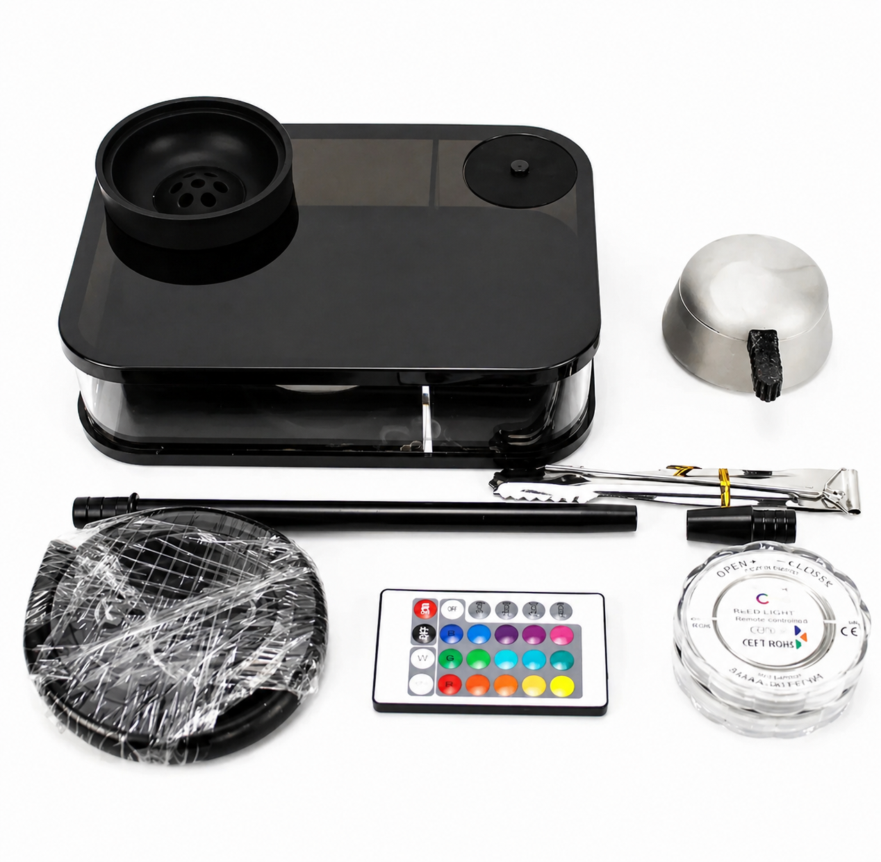 Shisha Acrílica LED con Control Remoto