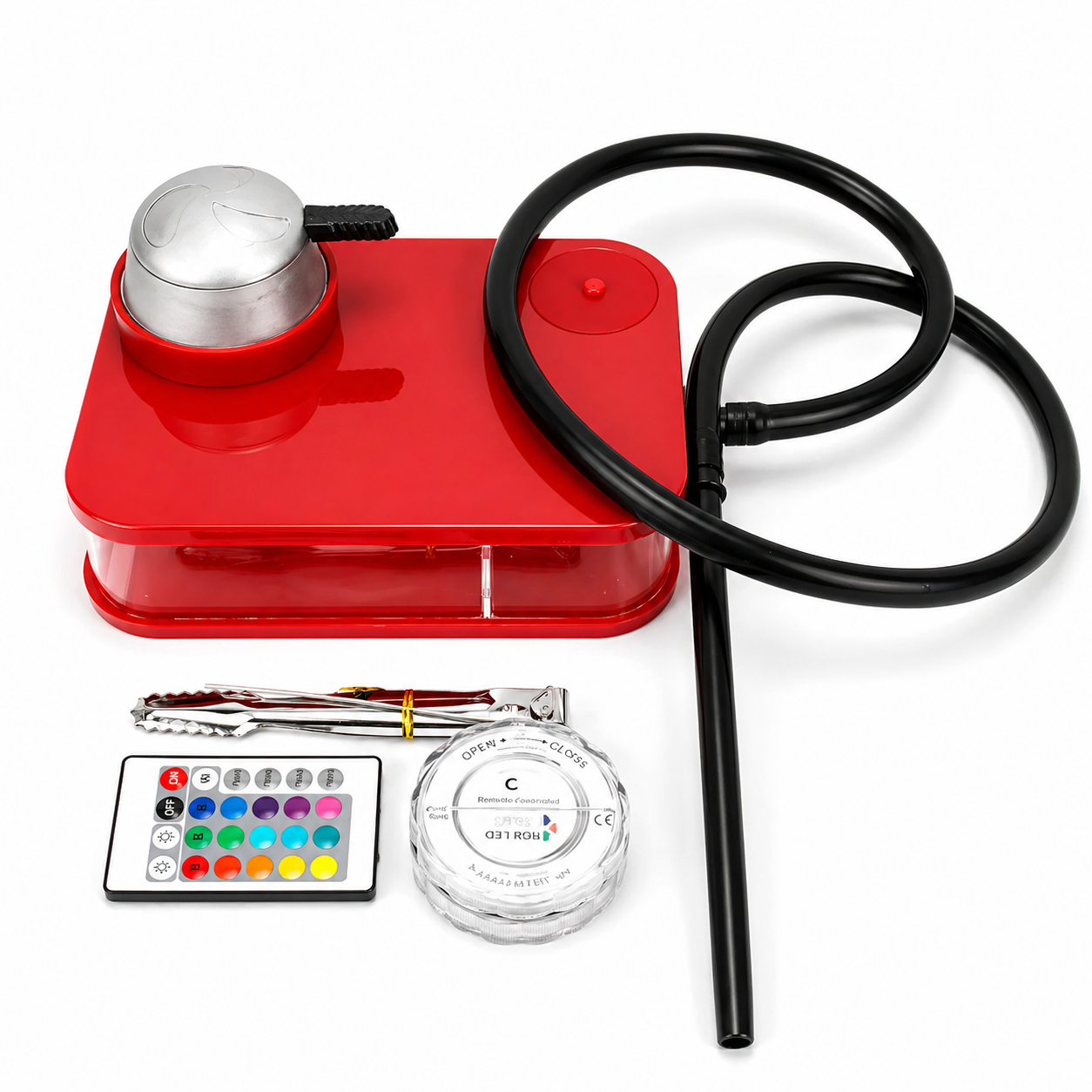 Shisha Acrílica LED con Control Remoto