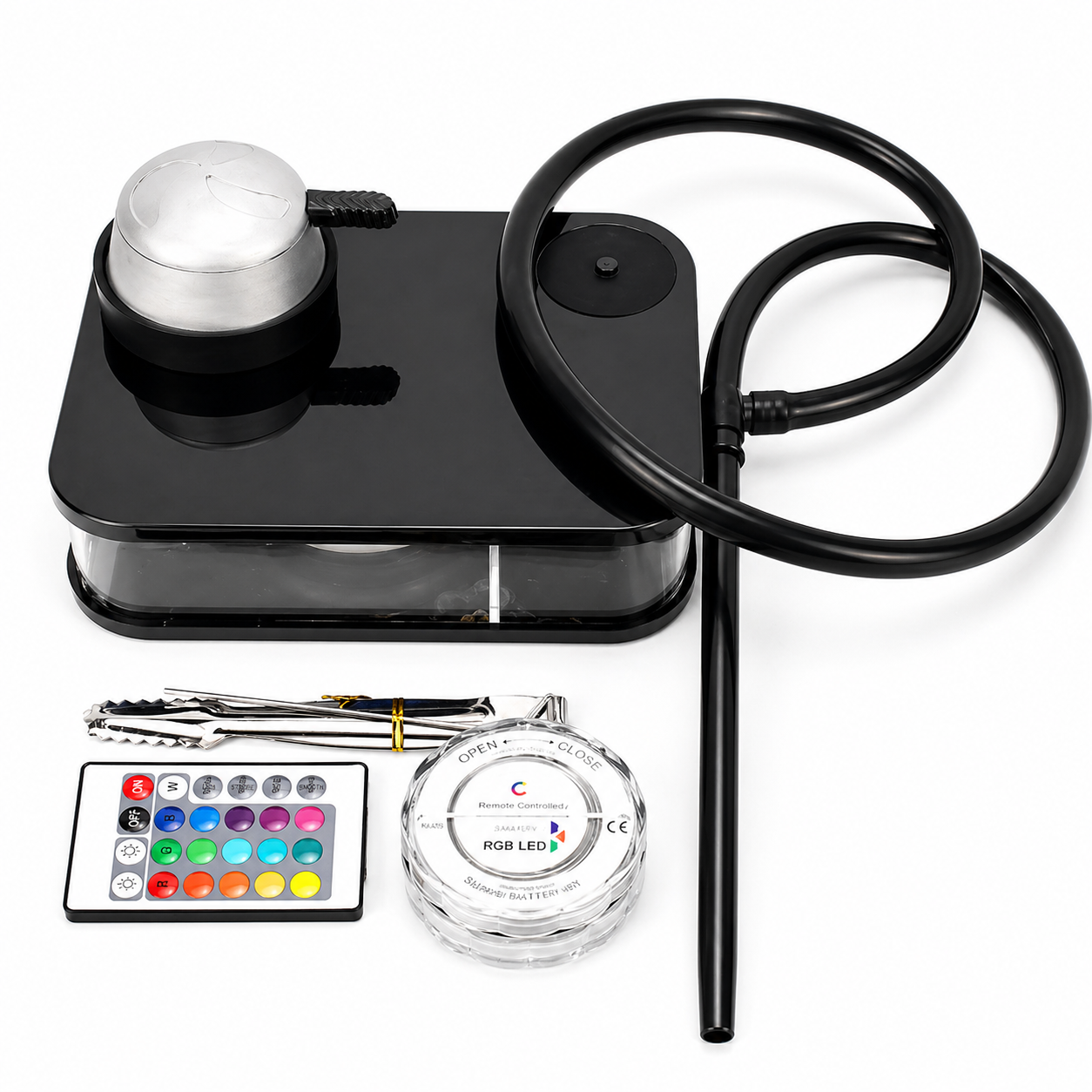 Shisha Acrílica LED con Control Remoto