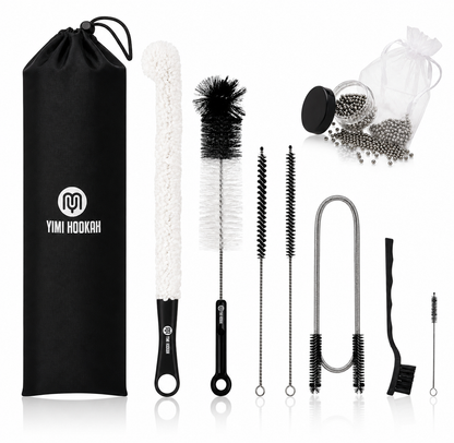 Kit de Limpieza para shisha con Cepillos Flexibles y Accesorios