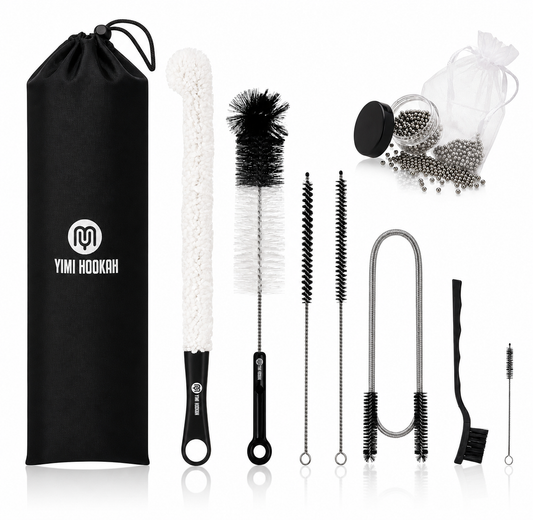 Kit de Limpieza para shisha con Cepillos Flexibles y Accesorios